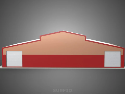 STORAGE FARM BARN SILO GRANARY SHED WAREHOUSE STOREHOUSE DEPOT 3D Model