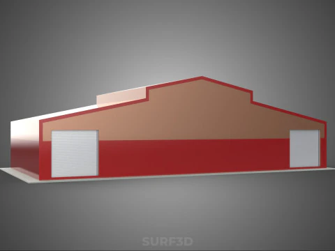 STORAGE FARM BARN SILO GRANARY SHED WAREHOUSE STOREHOUSE DEPOT 3D Model