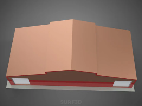 STORAGE FARM BARN SILO GRANARY SHED WAREHOUSE STOREHOUSE DEPOT 3D Model