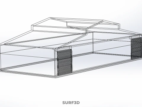 STORAGE FARM BARN SILO GRANARY SHED WAREHOUSE STOREHOUSE DEPOT 3D Model
