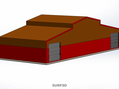 STORAGE FARM BARN SILO GRANARY SHED WAREHOUSE STOREHOUSE DEPOT 3D Model