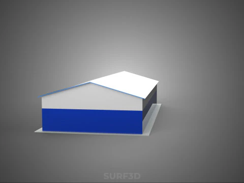 RACE TRACK PITSTOP LANE MOTORSPORT RACING PIT STOP GARAGE DOOR 3D Model