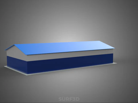 RACE TRACK PITSTOP LANE MOTORSPORT RACING PIT STOP GARAGE DOOR 3D Model