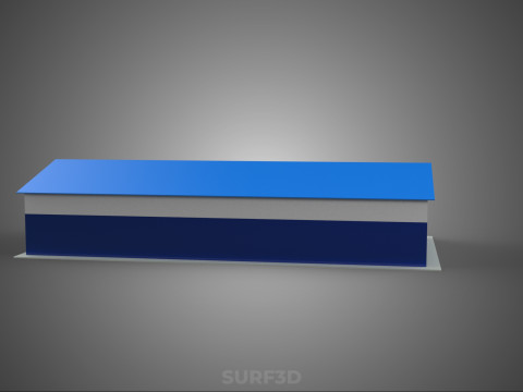 RACE TRACK PITSTOP LANE MOTORSPORT RACING PIT STOP GARAGE DOOR 3D Model