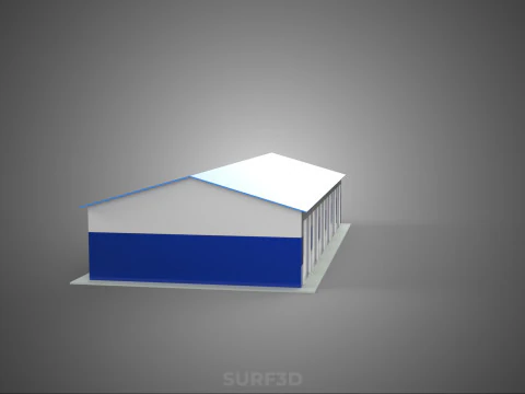 RACE TRACK PITSTOP LANE MOTORSPORT RACING PIT STOP GARAGE DOOR 3D Model