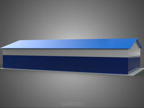 RACE TRACK PITSTOP LANE MOTORSPORT RACING PIT STOP GARAGE DOOR 3D Model