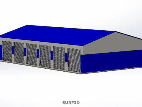 RACE TRACK PITSTOP LANE MOTORSPORT RACING PIT STOP GARAGE DOOR 3D Model