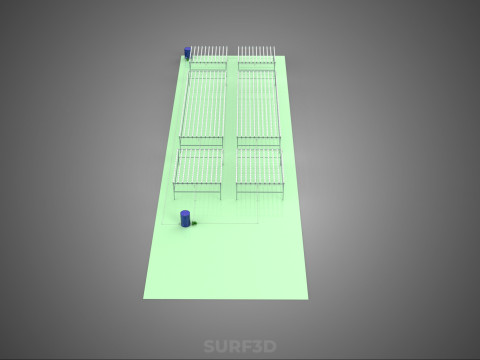 ВЕЛИКЕ ПОЛЕ NFT АЕРОПОНІКА ГІДРОПОНІКА ПЛАН МАСИВ РЯД ФЕРМА РОСЛИН 3D Модель