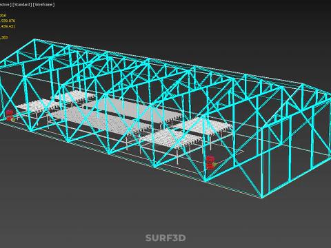 HYDROPONIC AEROPONIC GREENHOUSE HOTHOUSE GLASSHOUSE FARM GARDEN 3D Model