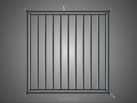CHANNEL NFT GROW RACK PVC SETUP SOIL-LESS HYDROPONIC FARM PLANT 3D Model