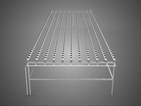 LARGE HYDROPONIC RACK NETCUP NFT SYSTEM ARRAY GARDENING FARMING 3D Model