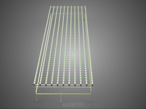 RETE SEMINA VASO TAZZA CRESCITA SISTEMI FATTORIA IDROPONICA PARALLELO PVC Modello 3D