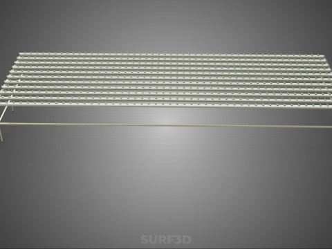 RETE SEMINA VASO TAZZA CRESCITA SISTEMI FATTORIA IDROPONICA PARALLELO PVC Modello 3D