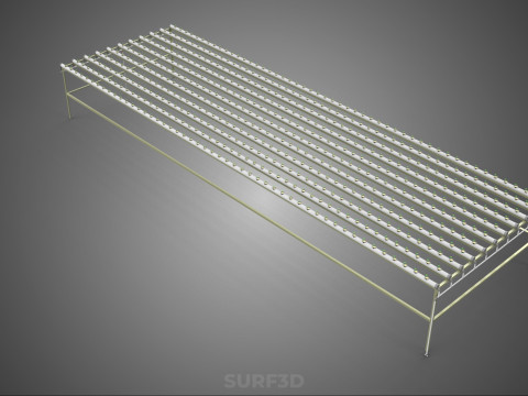 RETE SEMINA VASO TAZZA CRESCITA SISTEMI FATTORIA IDROPONICA PARALLELO PVC Modello 3D