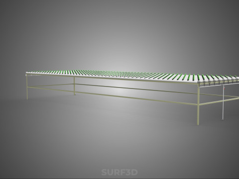 RETE SEMINA VASO TAZZA CRESCITA SISTEMI FATTORIA IDROPONICA PARALLELO PVC Modello 3D