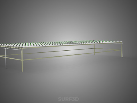 RETE SEMINA VASO TAZZA CRESCITA SISTEMI FATTORIA IDROPONICA PARALLELO PVC Modello 3D