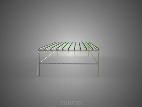 RETE SEMINA VASO TAZZA CRESCITA SISTEMI FATTORIA IDROPONICA PARALLELO PVC Modello 3D