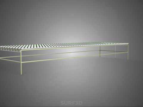 RETE SEMINA VASO TAZZA CRESCITA SISTEMI FATTORIA IDROPONICA PARALLELO PVC Modello 3D