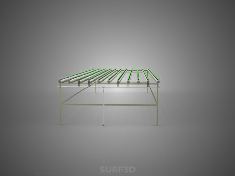 RETE SEMINA VASO TAZZA CRESCITA SISTEMI FATTORIA IDROPONICA PARALLELO PVC Modello 3D