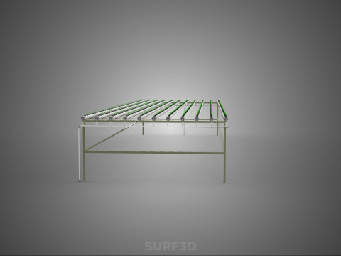 RETE SEMINA VASO TAZZA CRESCITA SISTEMI FATTORIA IDROPONICA PARALLELO PVC Modello 3D