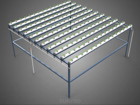 YOUNG SMALL PLANTS CROPS TREES PLANTLET SEEDLINGS SEED NFT TUBES 3D Model
