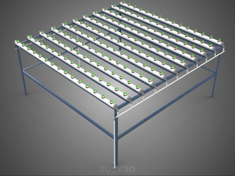 幼小的小植物 农作物 树木 幼苗 种子 NFT 管 3D 模型