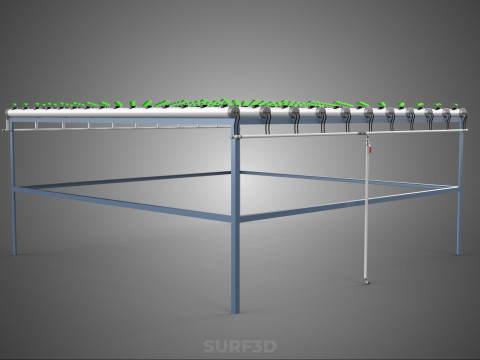 幼小的小植物 农作物 树木 幼苗 种子 NFT 管 3D 模型