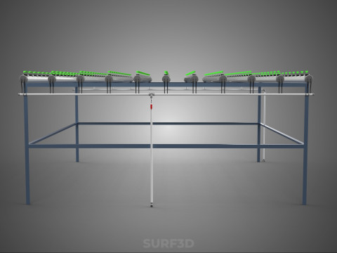 幼小的小植物 农作物 树木 幼苗 种子 NFT 管 3D 模型