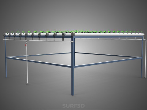 幼小的小植物 农作物 树木 幼苗 种子 NFT 管 3D 模型