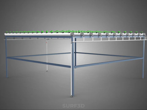 YOUNG SMALL PLANTS CROPS TREES PLANTLET SEEDLINGS SEED NFT TUBES 3D Model
