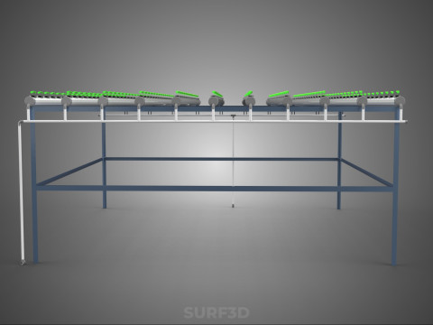 幼小的小植物 农作物 树木 幼苗 种子 NFT 管 3D 模型