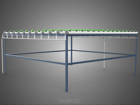 YOUNG SMALL PLANTS CROPS TREES PLANTLET SEEDLINGS SEED NFT TUBES 3D Model