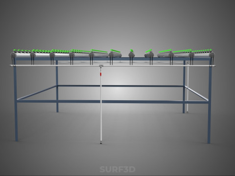 幼小的小植物 农作物 树木 幼苗 种子 NFT 管 3D 模型