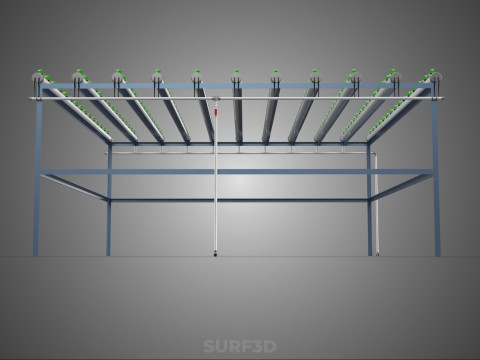 幼小的小植物 农作物 树木 幼苗 种子 NFT 管 3D 模型
