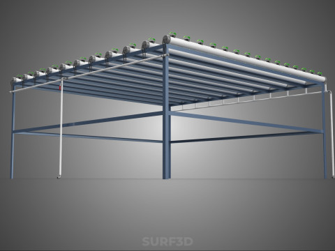 幼小的小植物 农作物 树木 幼苗 种子 NFT 管 3D 模型