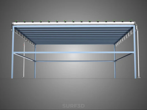 YOUNG SMALL PLANTS CROPS TREES PLANTLET SEEDLINGS SEED NFT TUBES 3D Model