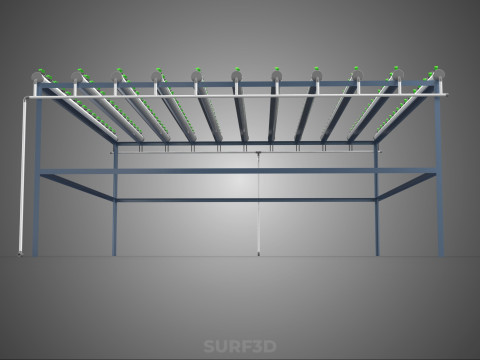 幼小的小植物 农作物 树木 幼苗 种子 NFT 管 3D 模型