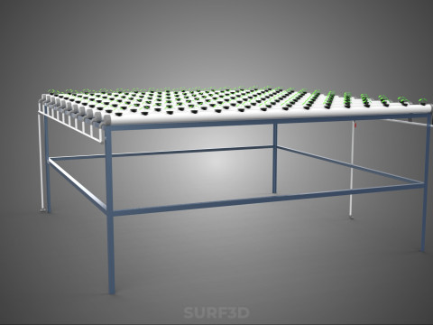 幼小的小植物 农作物 树木 幼苗 种子 NFT 管 3D 模型