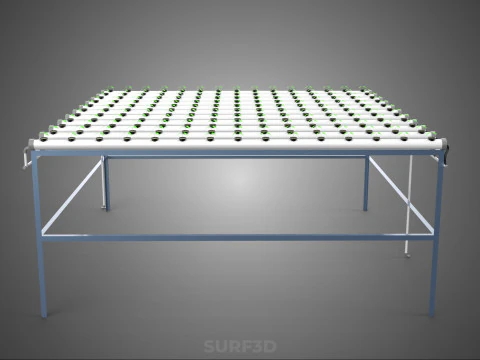 YOUNG SMALL PLANTS CROPS TREES PLANTLET SEEDLINGS SEED NFT TUBES 3D Model