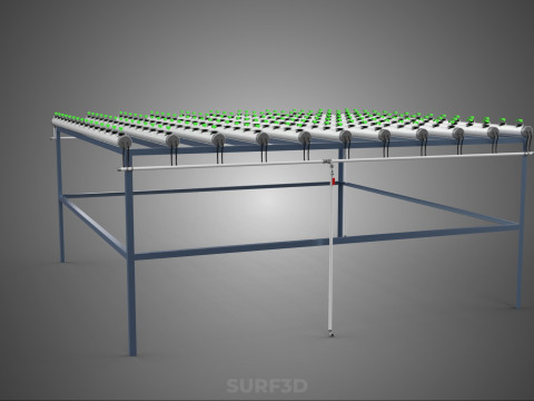 幼小的小植物 农作物 树木 幼苗 种子 NFT 管 3D 模型