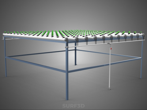 幼小的小植物 农作物 树木 幼苗 种子 NFT 管 3D 模型