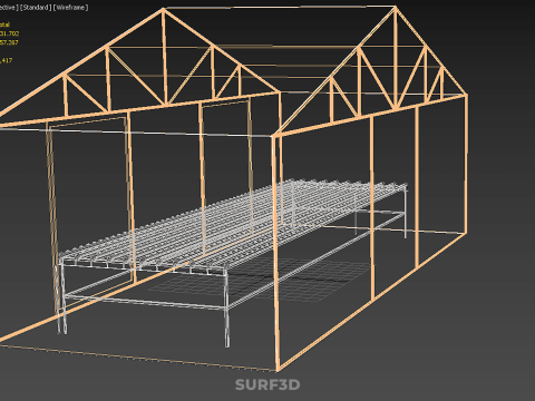 PIANTA IDROPONICA DA TAVOLO IN CRESCITA NFT DA GIARDINO SERRA TRASPARENTE Modello 3D