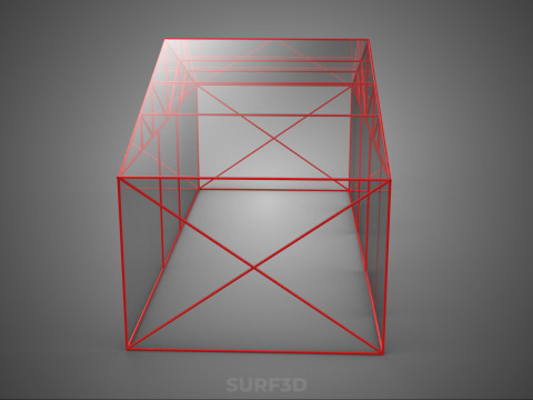 ПРОЗРАЧНАЯ ТЕПЛИЦА ТЕПЛИЦА ТЕПЛИЦА САД КАРКАС ФЕРМА 3D Модель