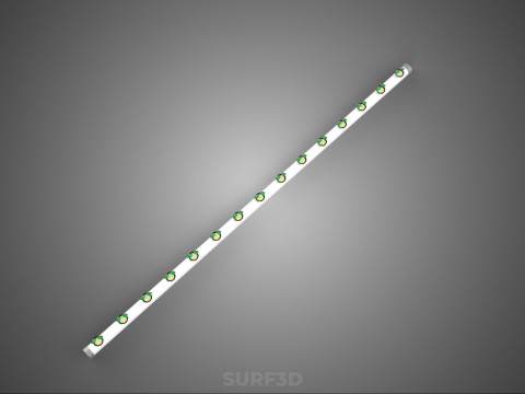 ТРУБЫ ПВХ КАНАЛЬНЫЕ СЕТКИ ГОРШКИ NFT ГИДРОПОНИЧЕСКИЙ РАСПАСАДНЫЙ ЗАВОД 3D Модель