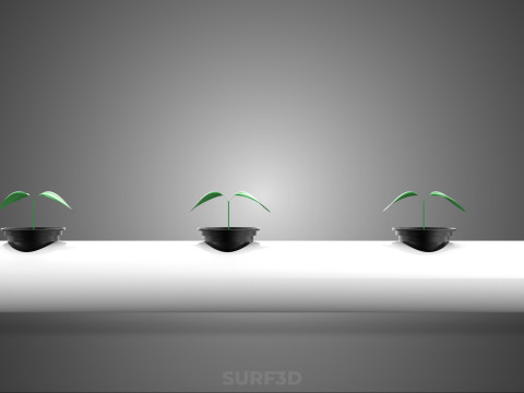 ТРУБЫ ПВХ КАНАЛЬНЫЕ СЕТКИ ГОРШКИ NFT ГИДРОПОНИЧЕСКИЙ РАСПАСАДНЫЙ ЗАВОД 3D Модель