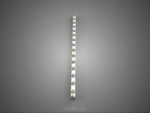 DIY ПЛАСТИКОВІ ТРУБКИ ТРУБКИ КАНАЛ СІТКА ГОРШОК ЧАШКИ РОСЛИНИ ГІДРОПОНІЧНИЙ НАБІР 3D Модель