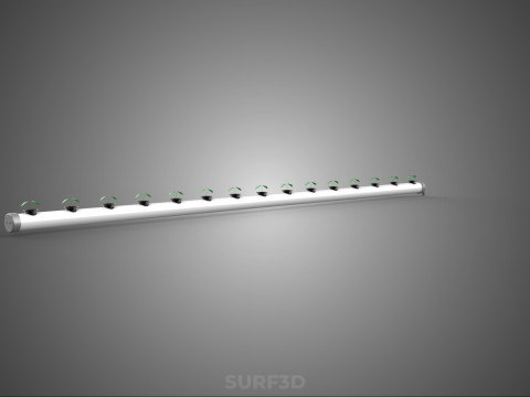 DIY ПЛАСТИКОВІ ТРУБКИ ТРУБКИ КАНАЛ СІТКА ГОРШОК ЧАШКИ РОСЛИНИ ГІДРОПОНІЧНИЙ НАБІР 3D Модель