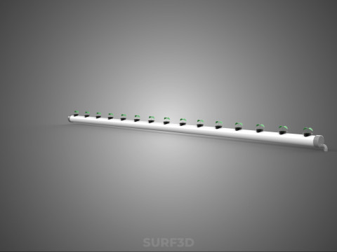 DIY ПЛАСТИКОВІ ТРУБКИ ТРУБКИ КАНАЛ СІТКА ГОРШОК ЧАШКИ РОСЛИНИ ГІДРОПОНІЧНИЙ НАБІР 3D Модель