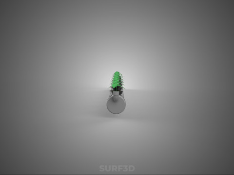 水培气雾栽培装置 PVC 管道植物 作物生长 3D 模型