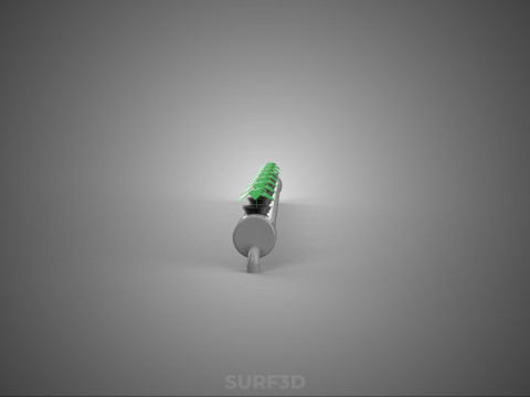 水培气雾栽培装置 PVC 管道植物 作物生长 3D 模型